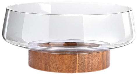 Σαλατιερα Allure με Ξυλινη Βαση